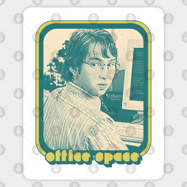 Michael Bolton / Office Space Aesthetic 90s Fan Design Sticker by DankFutura